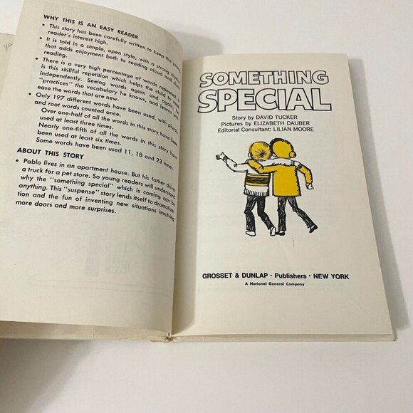 Vtg 1970 Something Special by David Tucker Easy Reader - Picture 12 of 16